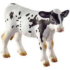 Toy: Schleich Holstein Calf (Red Dot)