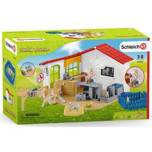 Schleich Farm World Veterinarian Practice With Pets