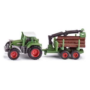 Siku 1645 Tractor With Forestry Trailer