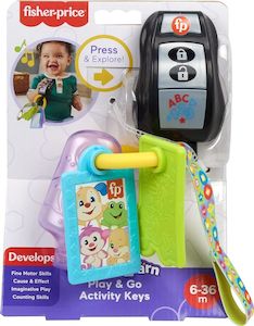 Toy: Fisher-Price Laugh & Learn Baby Travel Toy Play & Go Activity Keys