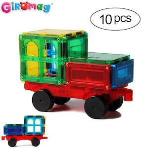 Giromag 10 Pcs Magnetic Tiles Building Blocks