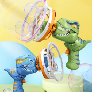 Toy: Dinosaur Bubble Machine Sparkle Double Layer Bubble