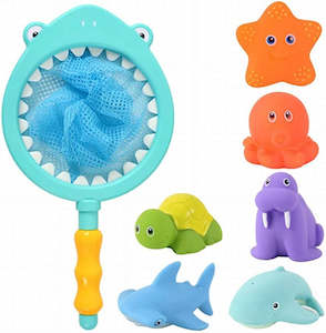 Fishing Floating Animals Squirts Bath Toys Games Playing Set