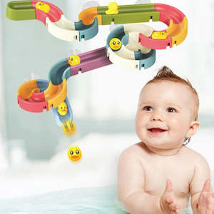 Toy: Water Balls Tracks Marble Run Set Bath Toys