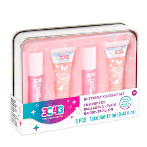 Toy: 3C4G Lip Gloss Set in Tin Butterfly Kisses