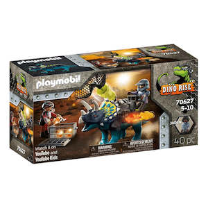 Playmobil Dino Rise Triceratops: Battle of the Legendary Stones