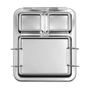 Toy: Little Lunch Box Co Leakproof Bento Lunch Box - Bento Stainless Maxi