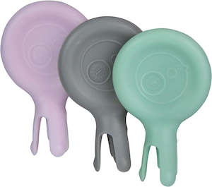 Toy: B Box Mini Flork 3pk pastel (sage/silver/pink)