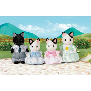 Sylvanian Families - Tuxedo Cat Family