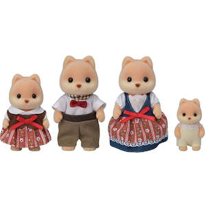 Sylvanian Families Caramel Dog Family