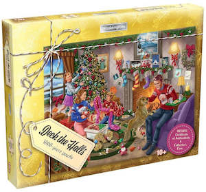 Toy: Waddingtons: Deck The Halls - Christmas Puzzle (1000pc Jigsaw)