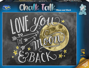 Toy: Chalk Talk - Moon and Back (1000pc Jigsaw)