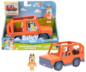 Toy: Bluey: Heeler Family Road Trip 4WD Vehicle