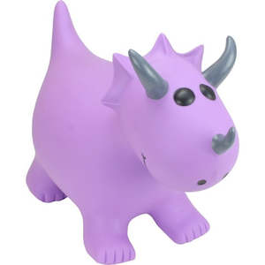 Toy: Happy Hopperz : Purple Triceratops