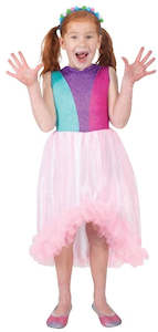 Trolls 3: Poppy Bridesmaid - Child Costume (Size: Small) (Size: 4-6)