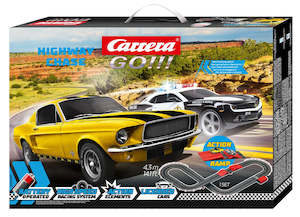 Carrera: GO!!! - Slot Car Set - B/O (Police Speed Trap)