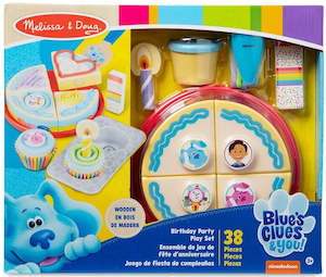 Toy: Blues Clues & You! Wooden Birthday Party Play Set