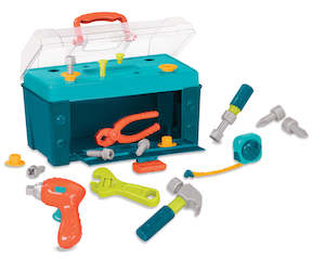 Battat: Busy Builders - Tool Box (Assorted Colours)