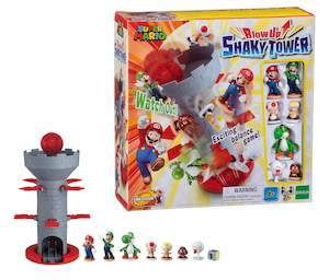 Toy: Super Mario: Blow Up! Shaky Tower - Kids Game