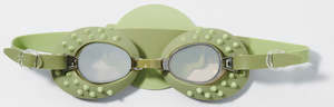 Sunnylife: Kids Swim Goggles - Cookie The Croc Khaki