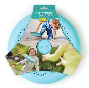 Toy: Quut: Frisbee Sand Shifter - Vintage Blue