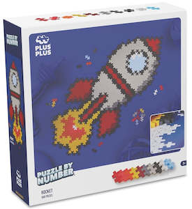 Plus-Plus: Puzzle By Number Rocket (500pc)