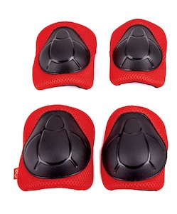 Toy: Hape: Adventurer Knee & Elbow Pads - Red