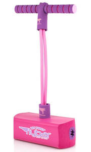 Flybar: Jump & Squeak Pogo Hopper - Pink