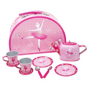 Pink Poppy - Tin Tea Set (Ballet)