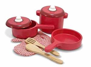 Melissa & Doug: Wooden Kitchen Accessory Set