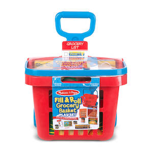 Melissa & Doug: Rolling Grocery Basket