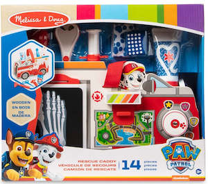 Toy: Melissa & Doug: Paw Patrol - Marshall's Wooden Rescue Caddy