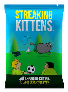 Streaking Kittens: Exploding Kittens (15 Card Expansion Pack)