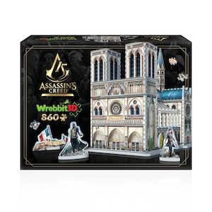 Wrebbit3D: Assassin's Creed Unity Notre Dame - 3D Puzzle (860pc Jigsaw)