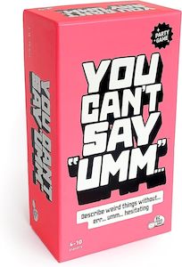 You Can't Say "Umm" (Card Game)