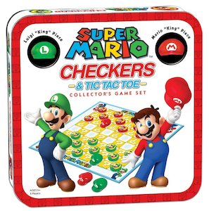 Super Mario Checkers & Tic Tac Toe Combo