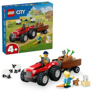 LEGO City: Red Farm Tractor with Trailer & Sheep - (60461)