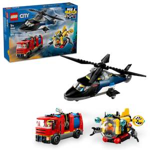 LEGO City: Helicopter, Fire Engine & Submarine Remix - (60462)