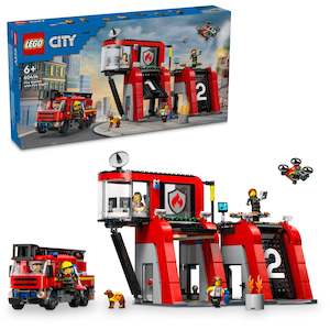 LEGO City: Fire Station with Fire Truck - (60414)