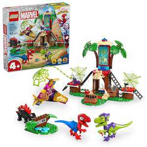 LEGO Marvel: Spidey and Gobby's Raptor Battle at Tree House HQ - (11200)