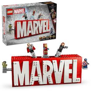 Toy: LEGO Marvel: MARVEL Logo & Minifigures - (76313)