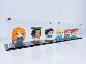 BrickFans Premium Wall Mounted Display Case for Six Brickheadz