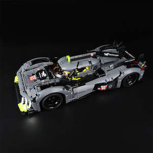 BrickFans: PEUGEOT 9X8 24H Le Mans Hybrid Hypercar - Light Kit (Classic Version)