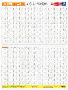 Melissa & Doug: Subtraction Problems Write-a-Mat