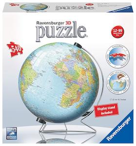 Ravensburger: 3D Puzzle - World Globe (540pc Jigsaw)