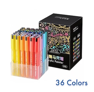 36pcs Acrylic Painter Marker Pen none washable marker