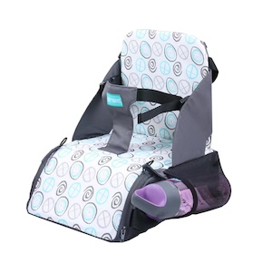 Portable Travel Booster Seat Mummy Bag – Blue Circle