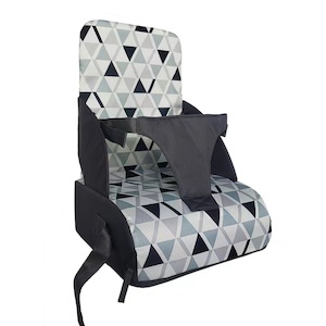 Portable Travel Booster Seat Mummy Bag – Triangle Pattern