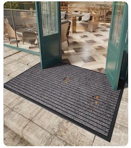 80 X 120: Door Mat Outdoor Anti Slip Doormat – Grey 80×120