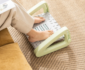 Under Desk Footrest with Height Adjustable Ergonomic Foot Rest – Green